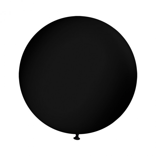  BALLONS DE BAUDRUCHE GÉANTS PERSONNALISÉS 'LUFTA' - noir