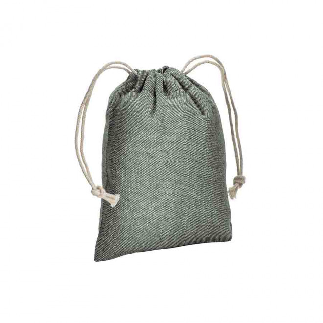 POCHETTE PERSONNALISÉE EN COTON 'SAKOULA RECYCLÉ' 150 GR/M² - vert