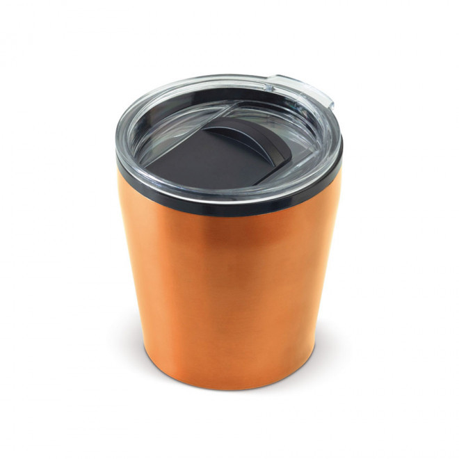 MUG À CAFÉ PERSONNALISÉ À EMPORTER 180 ML 'NIZZIE' 4 JOURS - orange