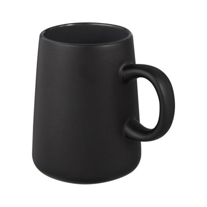 RAPIDE 4J - MUG EN CÉRAMIQUE PUBLICITAIRE 450 ML 'JOUNE'  - noir