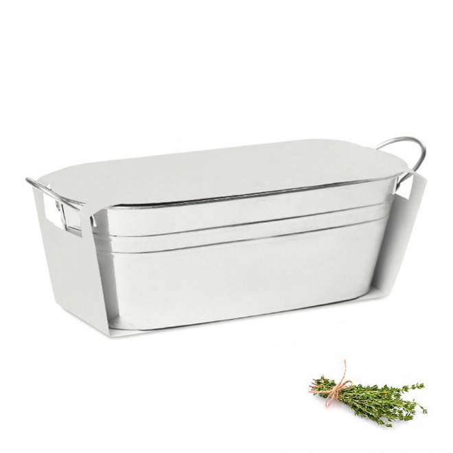 BAC A PLANTES PUBLICITAIRE 'BACAN BLANC' - thym