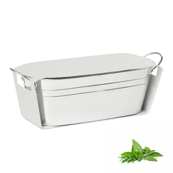 BAC A PLANTES PUBLICITAIRE 'BACAN BLANC' - mélange d'herbes aromatiques