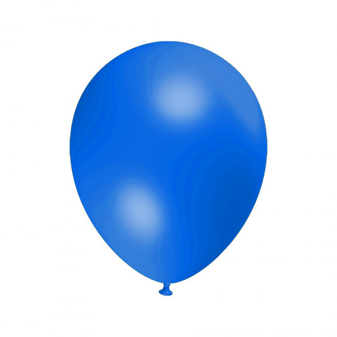 LOT DE 100 BALLONS PERSONNALISÉS 25CM 'LUFT MÉTAL' - bleu