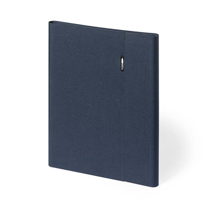 PORTE-DOCUMENTS PERSONNALISABLE 'HAPLICO' - bleu marine