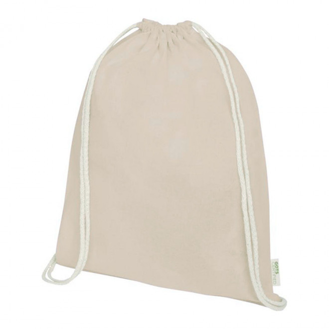 SAC À DOS COTON BIOLOGIQUE 140 GR/M² PUBLICITAIRE 'PAPEY' 4J - naturel