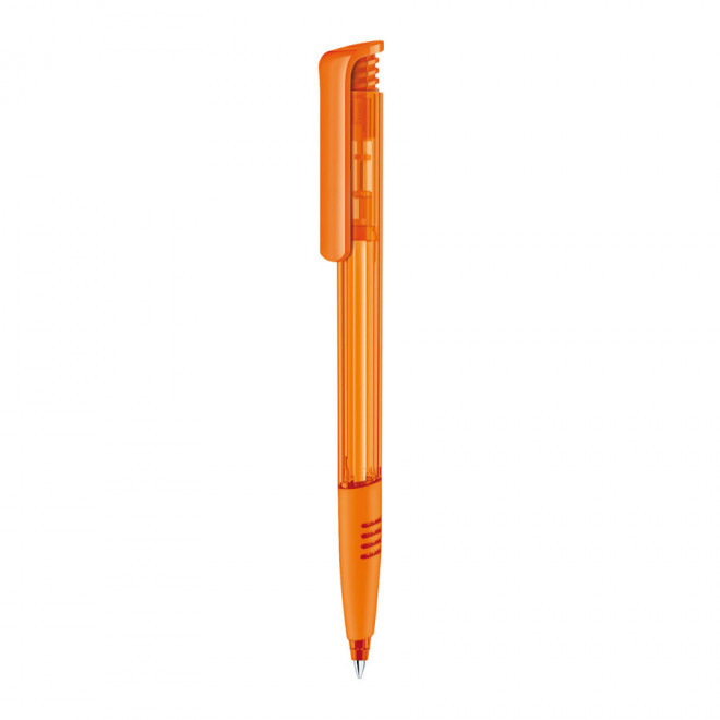 STYLO PERSONNALISÉ SENATOR® 'SUPER HIT GRIP CLEAR' - orange