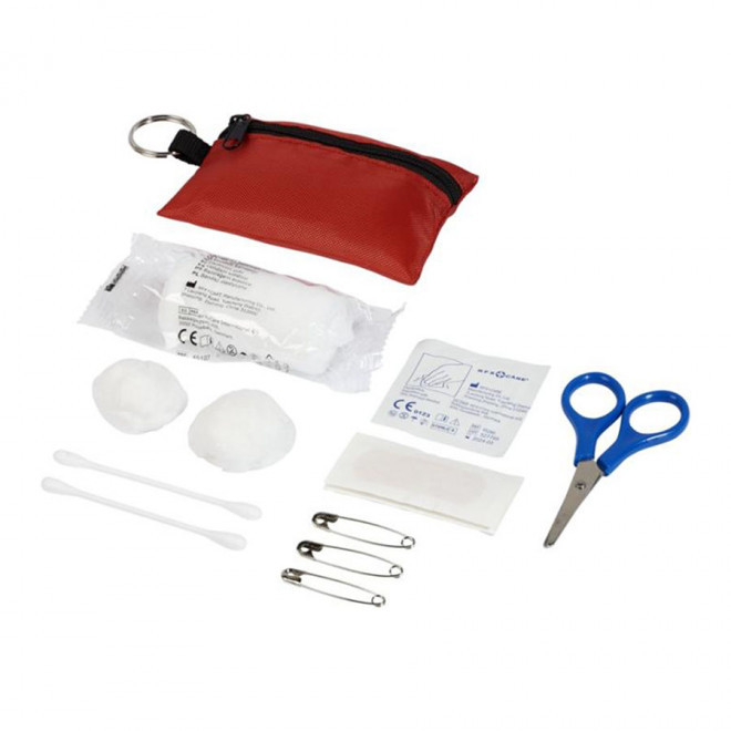TROUSSE DE PREMIERS SECOURS PERSONNALISEE 'SAFO' - rouge