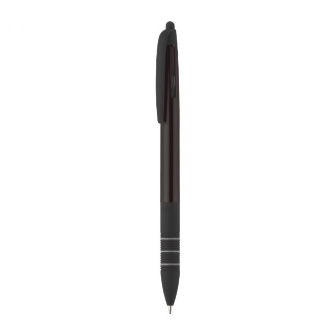STYLO PUBLICITAIRE 3 COULEURS AVEC STYLET 'MAYALL' - noir