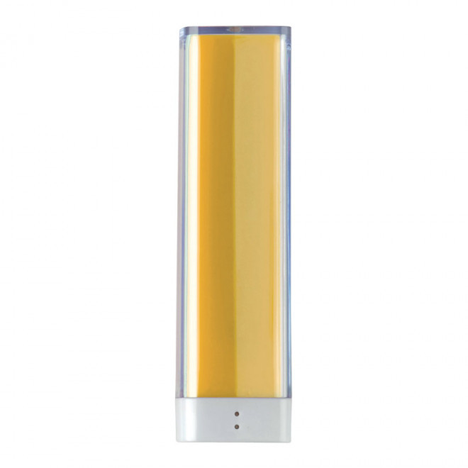 BATTERIE DE SECOURS 2200 MAH PUBLICITAIRE 'PULS CARRE' - jaune
