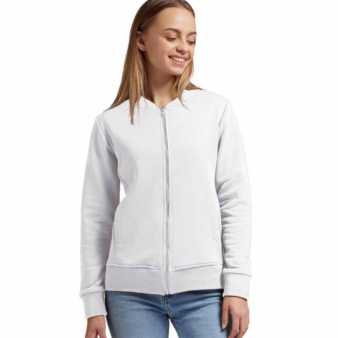 VESTE TEDDY PUBLICITAIRE LES FILOSOPHES® 'CAMUS' - blanc