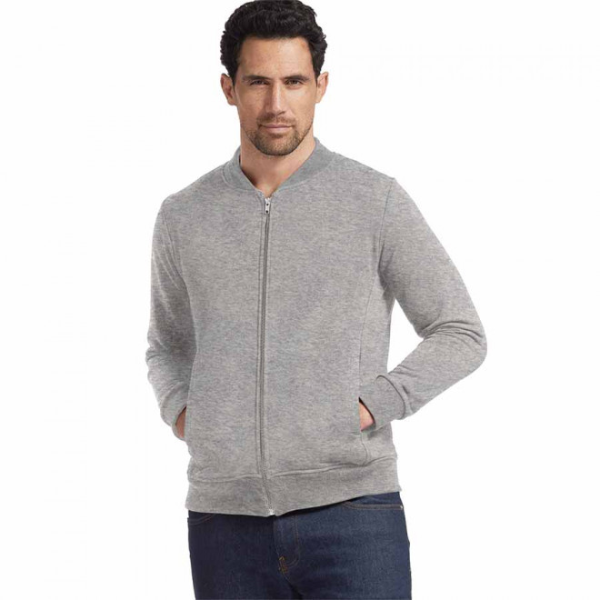 VESTE TEDDY PUBLICITAIRE LES FILOSOPHES® 'CAMUS' - gris clair