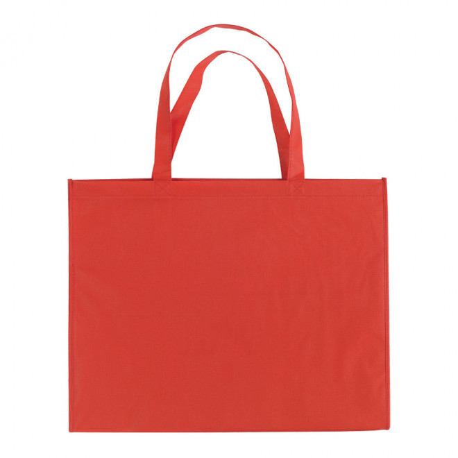 SAC SHOPPING ANSES LONGUES 'MILAZZO' 80 GR/M² - rouge