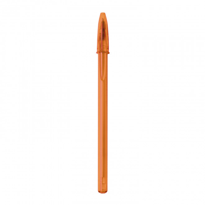 STYLO PUBLICITAIRE BIC® 'STYLE'  - orange clear