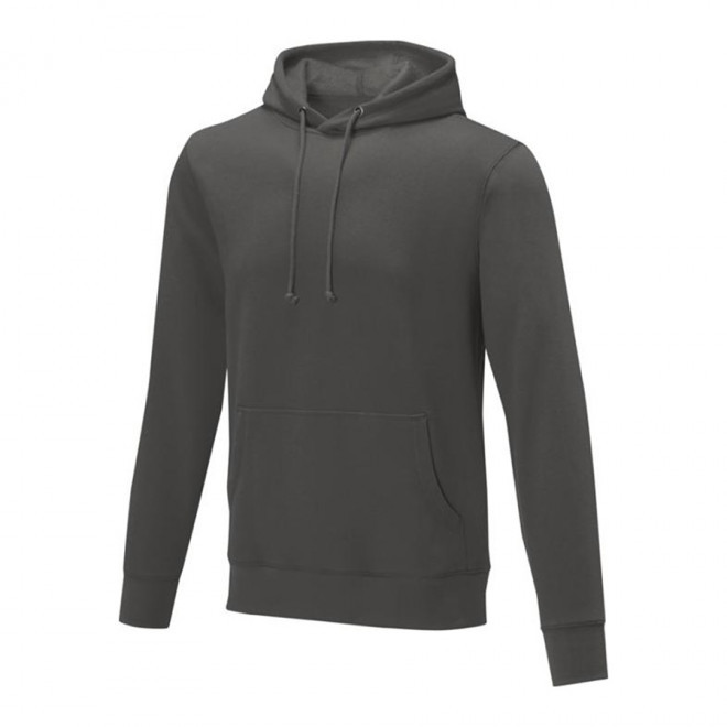 SWEAT-SHIRT A CAPUCHE HOMME PUBLICITAIRE 'ZERIA' - gris foncé