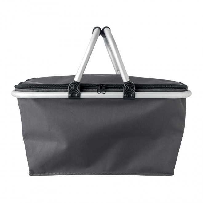 PANIER PUBLICITAIRE PLIABLE 'CARPI' - gris