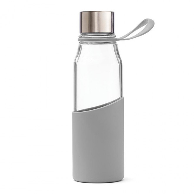 BOUTEILLE PUBLICITAIRE VERRE 550 ML 'DESALEAN' - gris
