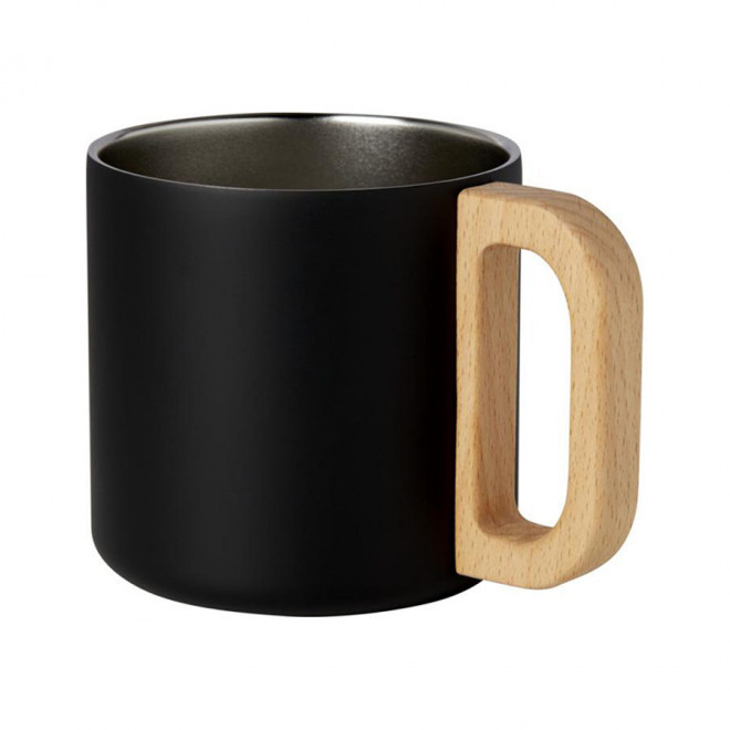 MUG ACIER PUBLICITAIRE 'JORNA' 4 JOURS - noir