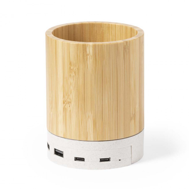 PORTE CRAYON MULTIFONCTIONS PUBLICITAIRE 'STYLOBOX' - bambou