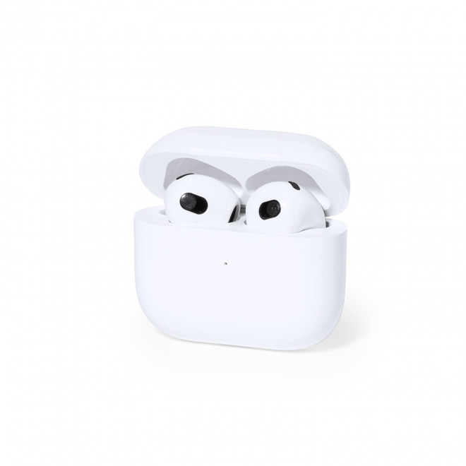 ECOUTEURS BLUETOOTH® PUBLICITAIRES 'AIRPI' - blanc