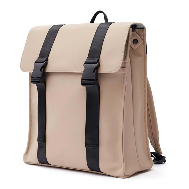 SAC A DOS ORDINATEUR PUBLICITAIRE 'RINY' - greige