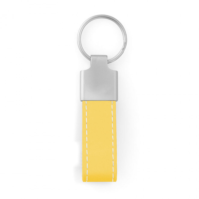 PORTE-CLES PUBLICITAIRE AUTOMOBILE 'POTI AUTOMOBILE' - jaune