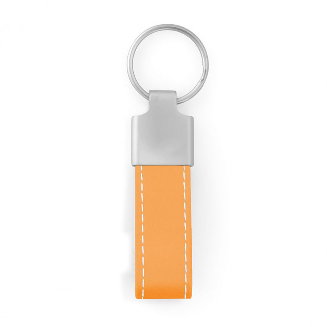 PORTE-CLES PUBLICITAIRE AUTOMOBILE 'POTI AUTOMOBILE' - orange