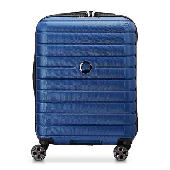 VALISE CABINE 55 CM DELSEY PUBLICITAIRE 'SHADOW 5.0' - bleu