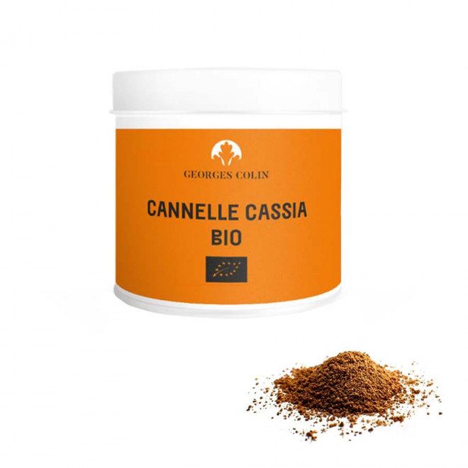 POT EPICES PUBLICITAIRE GEORGES COLIN 'AROMA' - Cannelle cassia bio