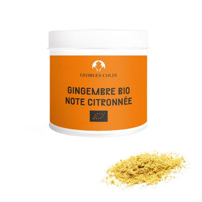 POT EPICES PUBLICITAIRE GEORGES COLIN 'AROMA' - Gingembre bio note citronnée