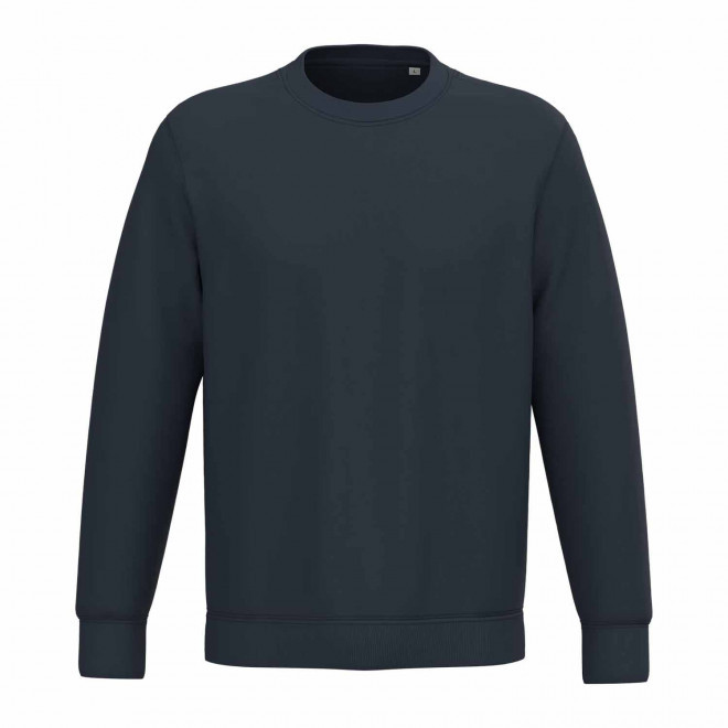 SWEAT-SHIRT MIXTE PERSONNALISABLE COL ROND 'NATIF' - bleu marine