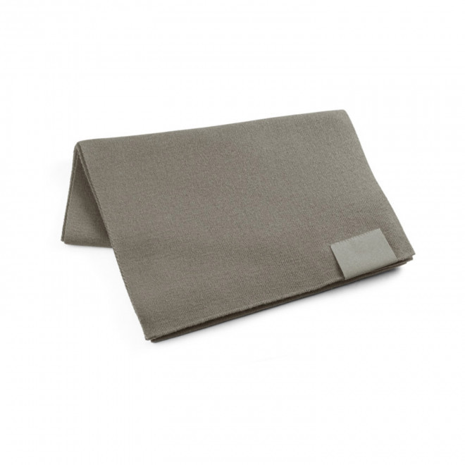 ECHARPE RECYCLE PERSONNALISABLE 'TAGLINE' - gris