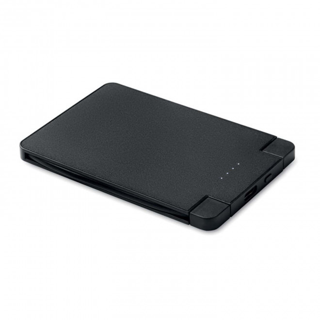 POWERBANK CARTE PERSONNALISABLE 'FINO' - noir