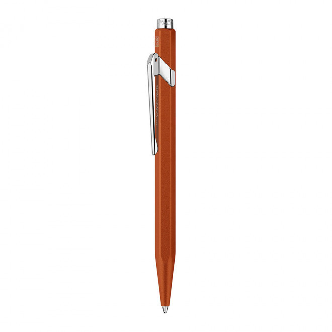 STYLO BILLE PUBLICITAIRE CARAN DACHE 'COLORMAT-X' - orange
