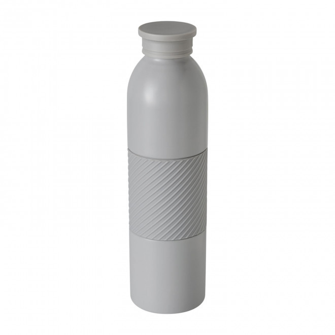 BOUTEILLE ISOTHERME PERSONNALISEE 600ML 'GRIPO' - gris