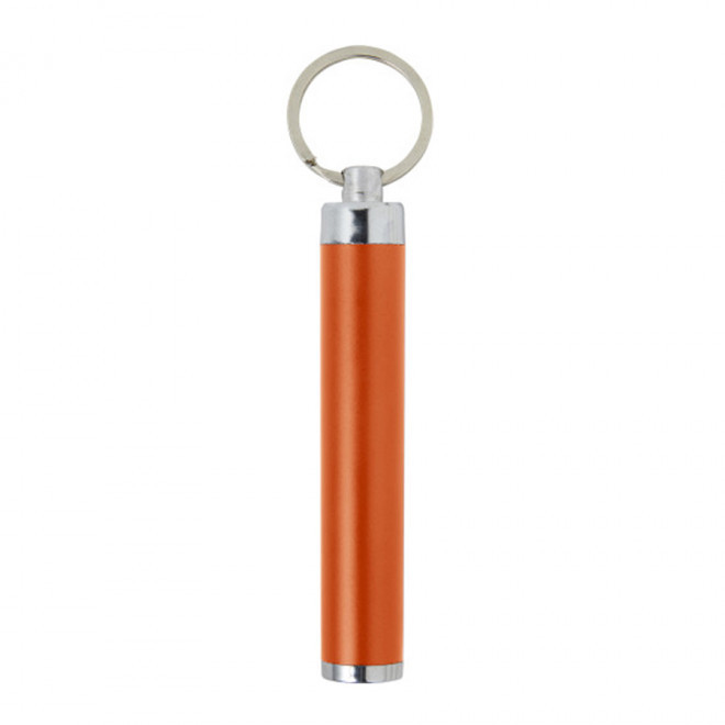 PORTE-CLÉS LAMPE PUBLICITAIRE AVEC LOGO LUMINEUX 'VALANGO' - orange