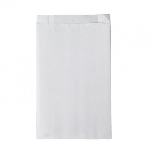 SAC PAPIER FOND PLAT PERSONNALISE 'KALETOS' - blanc