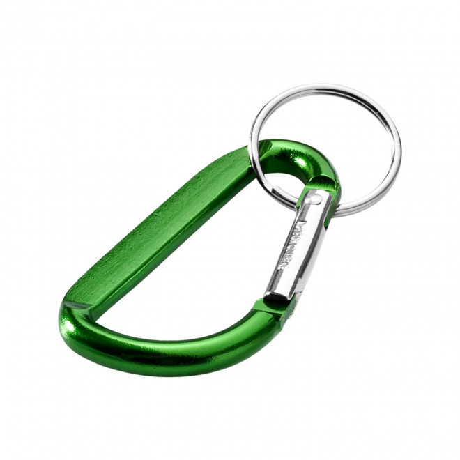 PORTE-CLES MOUSQUETON PUBLICITAIRE 'WALL' 4J - vert