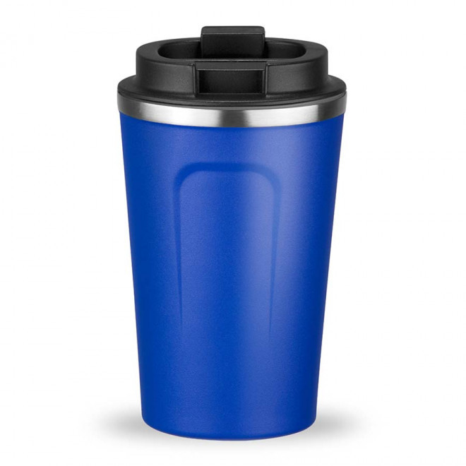 MUG ISOTHERME PUBLICITAIRE 350ML 'NORDIC' - bleu royal