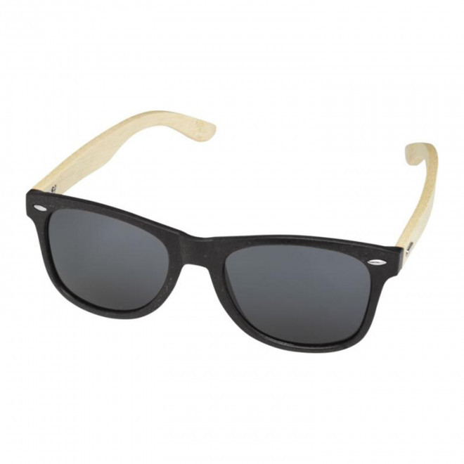 LUNETTES DE SOLEIL PUBLICITAIRES EN BAMBOU 'ELI' 4J - noir