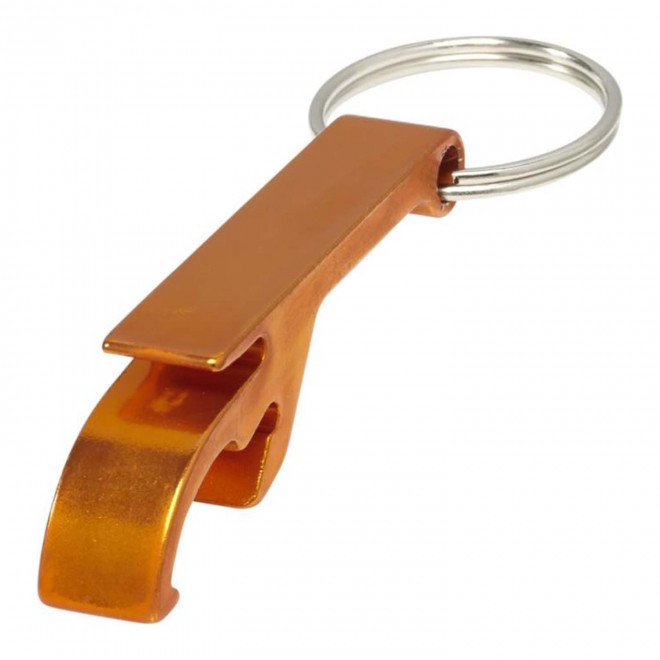 PORTE-CLÉS DÉCAPSULEUR PUBLICITAIRE 'OFFNER' 4J - orange