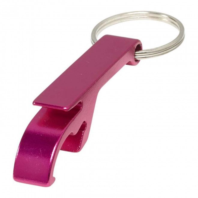 PORTE-CLÉS DÉCAPSULEUR PUBLICITAIRE 'OFFNER' 4J - magenta