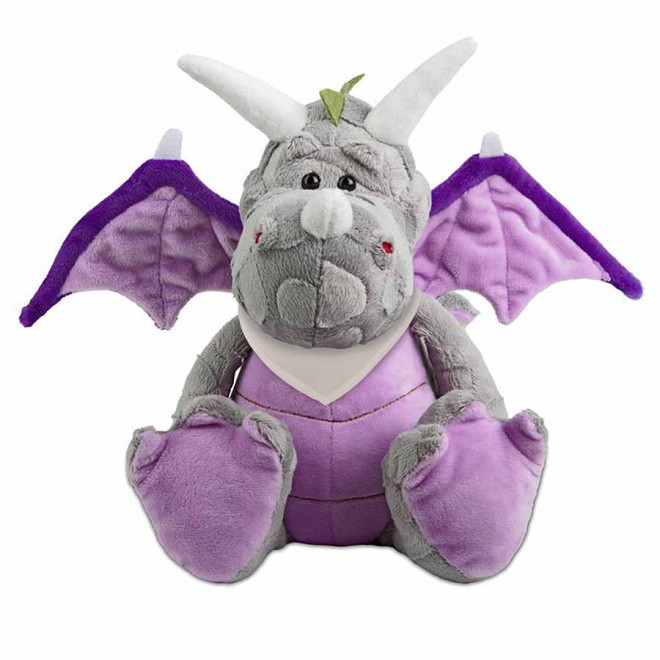 PELUCHE DRAGON PERSONNALISABLE 'ZOVA BANDANA' - naturel