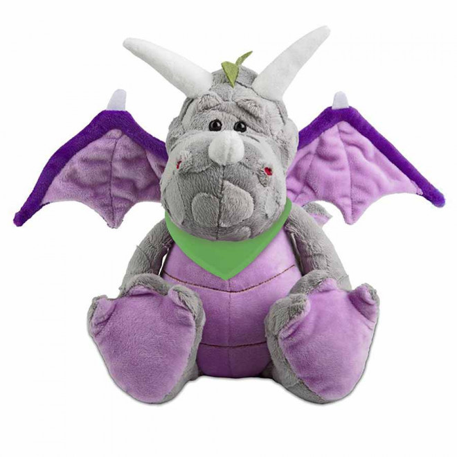 PELUCHE DRAGON PERSONNALISABLE 'ZOVA BANDANA' - vert clair