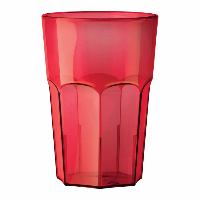 VERRE EN TRITAN PERSONNALISABLE 40 CL 'MOJITO' - rouge transparent
