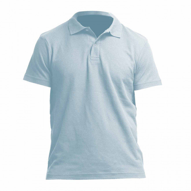 POLO PERSONNALISABLE LES FILOSOPHES® 'SARTRE' - bleu ciel