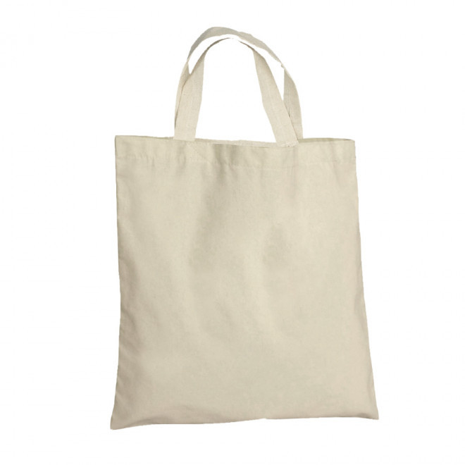 TOTE BAG PUBLICITAIRE ANSES COURTES 'MINI CLEA' 110 GR/M² - naturel