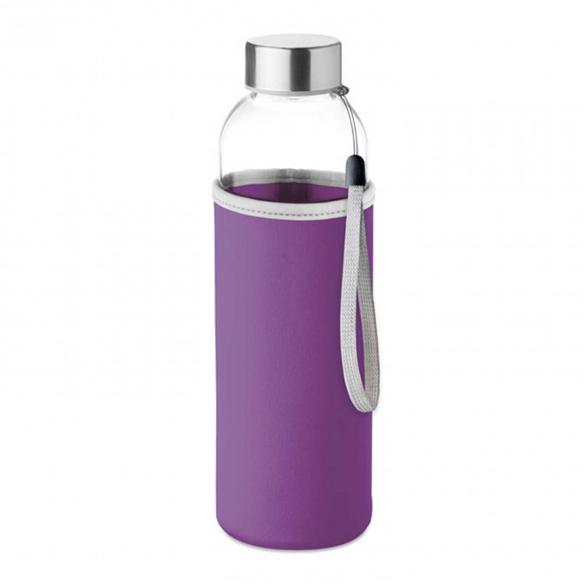 BOUTEILLE VERRE/NEOPRENE PERSONNALISABLE 'BOCA GLASS' 4J - violet