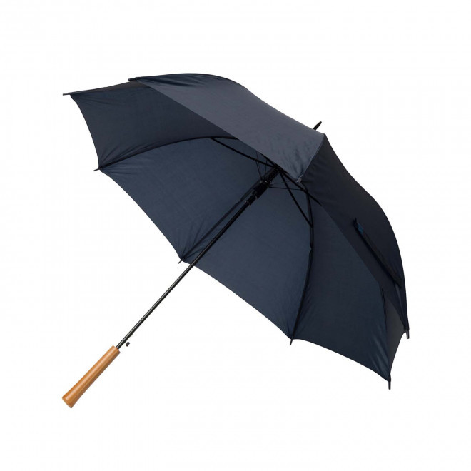 PARAPLUIE PERSONNALISABLE MANCHE DROIT AUTO 'ABERDEEN' - bleu marine