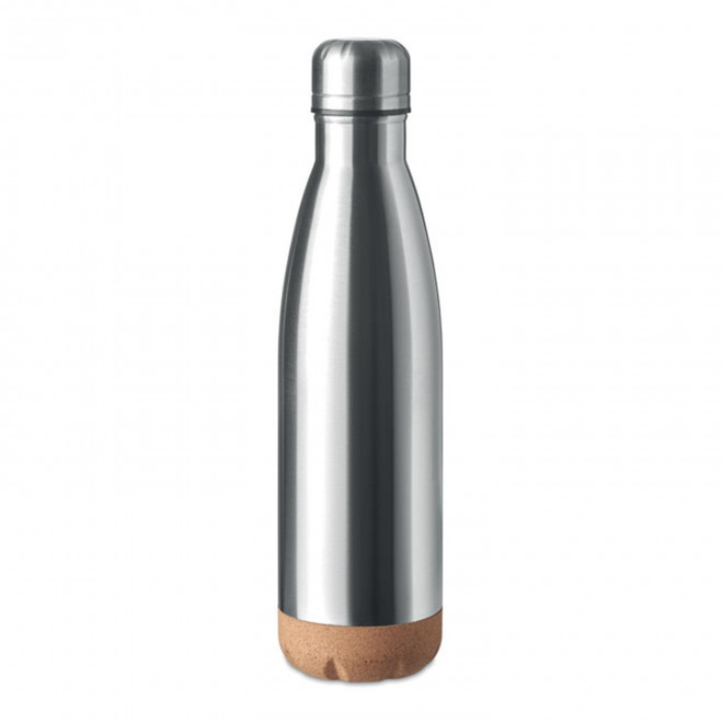 BOUTEILLE ISOTHERME PERSONNALISABLE 'WHISTLER' 4J - argenté mat