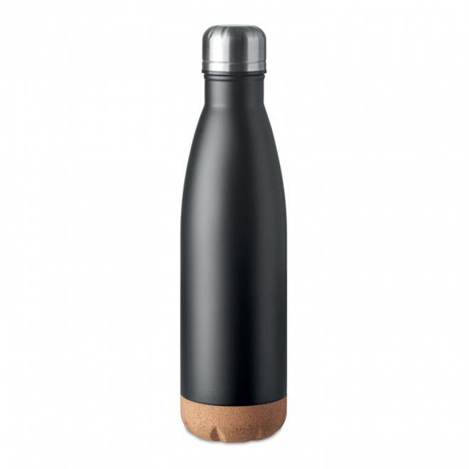 BOUTEILLE ISOTHERME PERSONNALISABLE 'WHISTLER' 4J - noir
